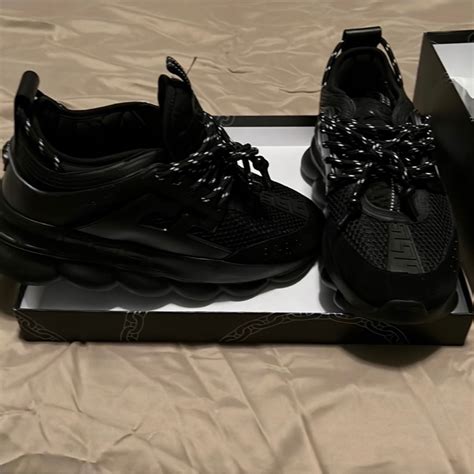 versace chain reaction before|versace chain reaction all black.